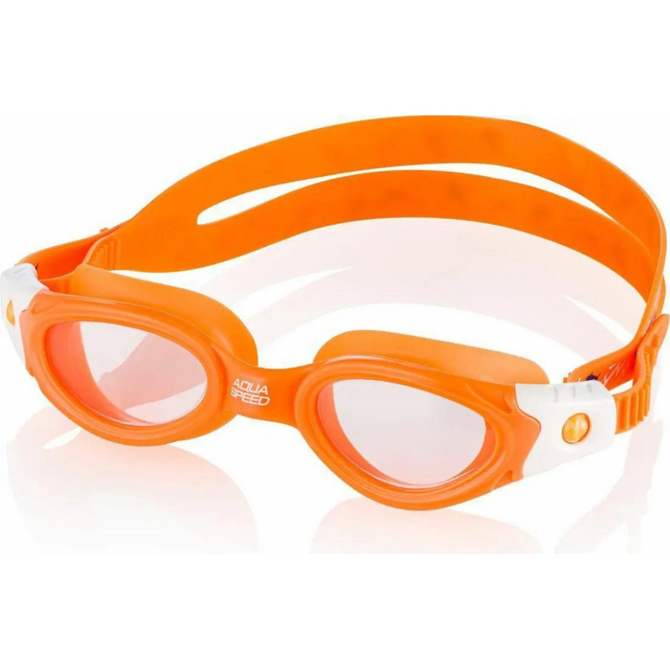 Очки для плавания PACIFIC JR BENDYZZ 8918 Aqua Speed 00000018875 оранжевый, белый, OSFM