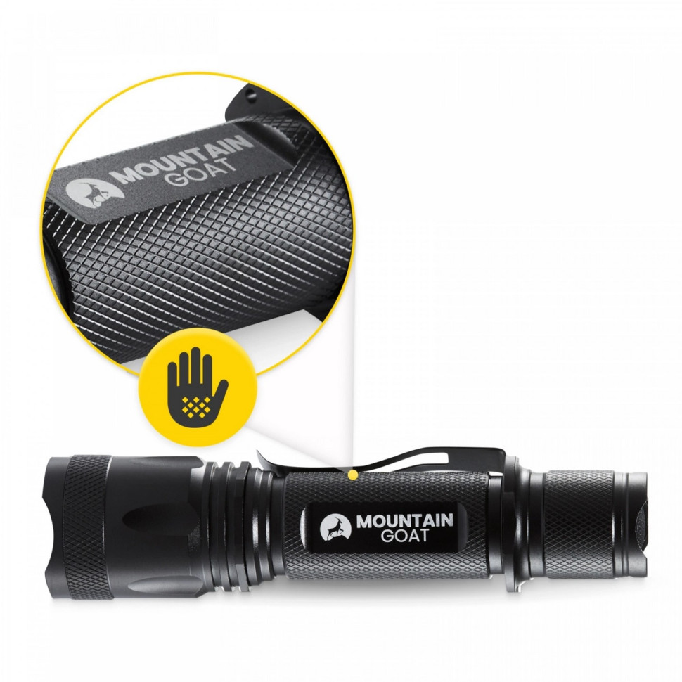 Ліхтар ручний Mountain Goat P-5907739318329 Black 800 люмен