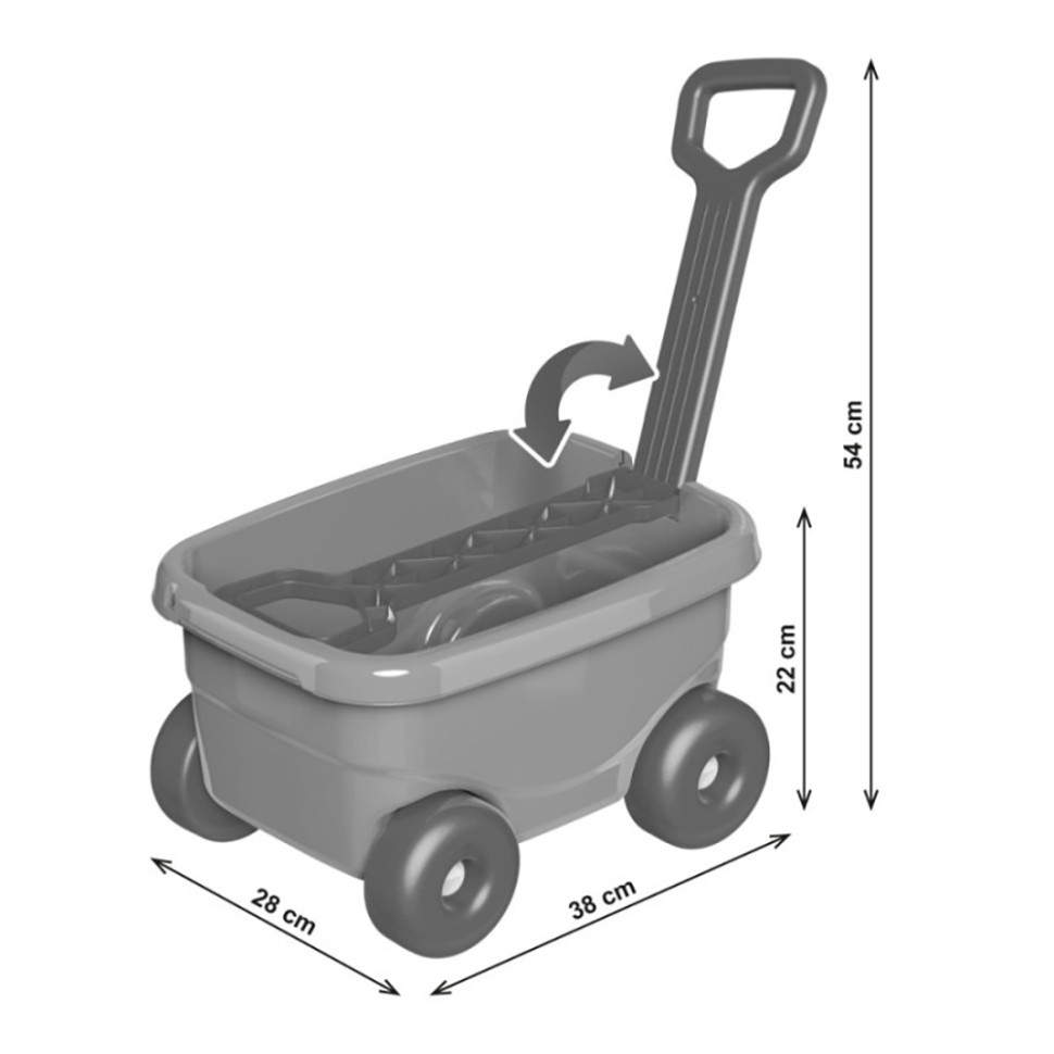 Детская тележка для супермаркета ТехноК 9802TXK