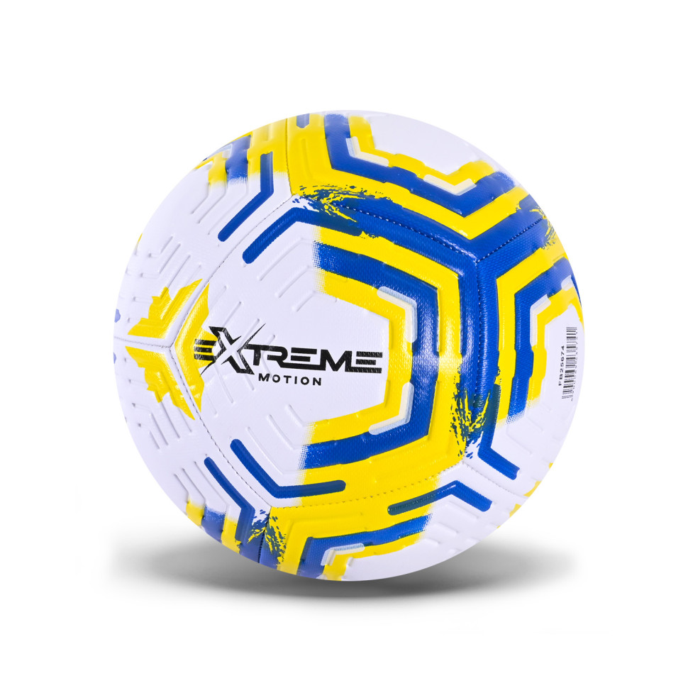 М'яч футбольний Bambi FB25674(Blue) розмір №5, PU 400 грам