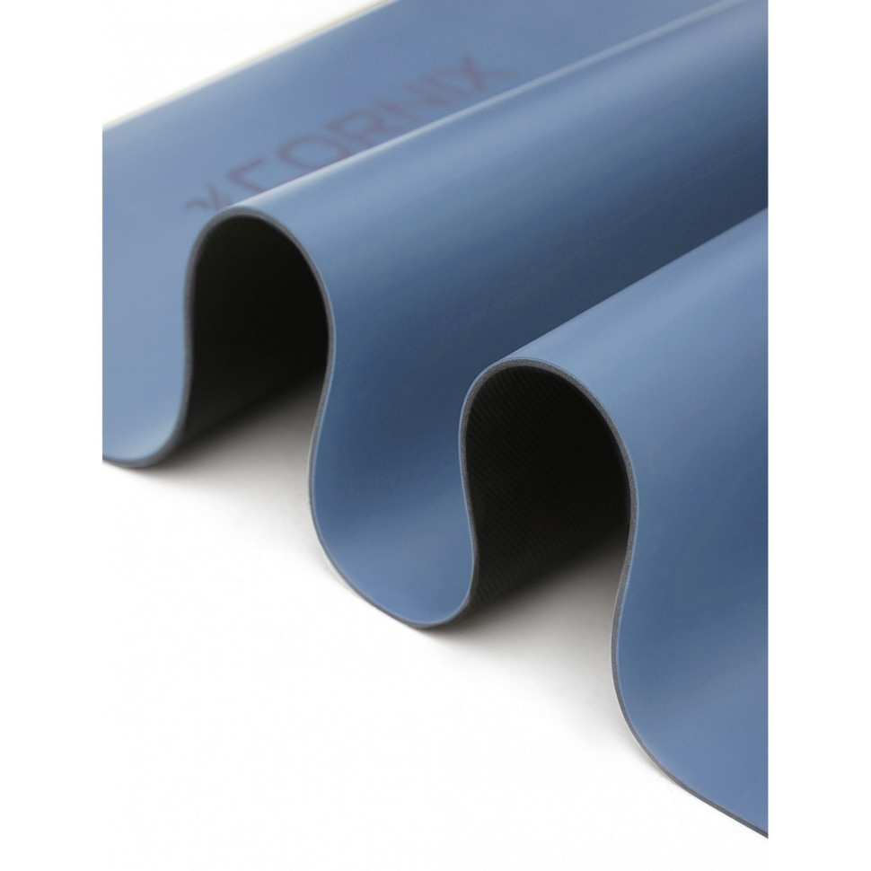 Килимок спортивний для йоги та фітнесу Cornix XR-0319 Blue 183 x 68 x 0.4 см