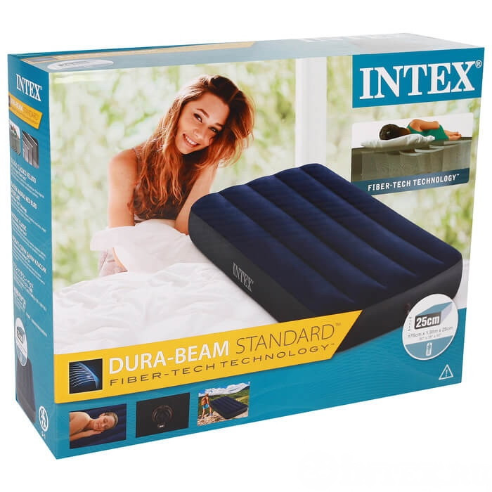 Надувний матрац Intex 64756 76х191х25 см.