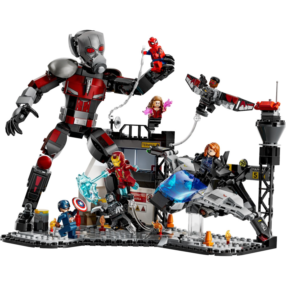 Конструктор LEGO Super Heroes Первый мститель: Противостояние Приключенческая битва 76314, 736 деталей