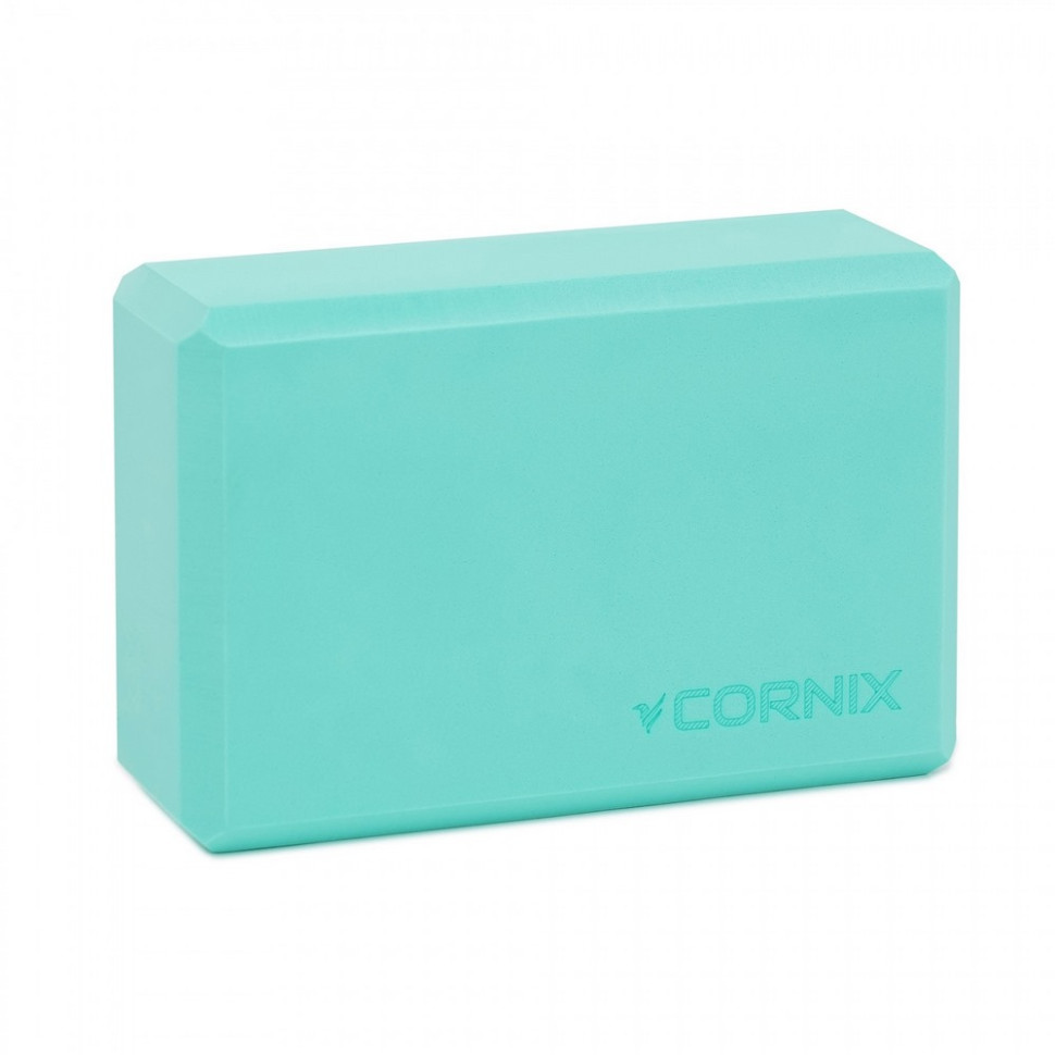 Блок для йоги Cornix XR-0100 Mint 22.8 x 15.2 x 7.6 см