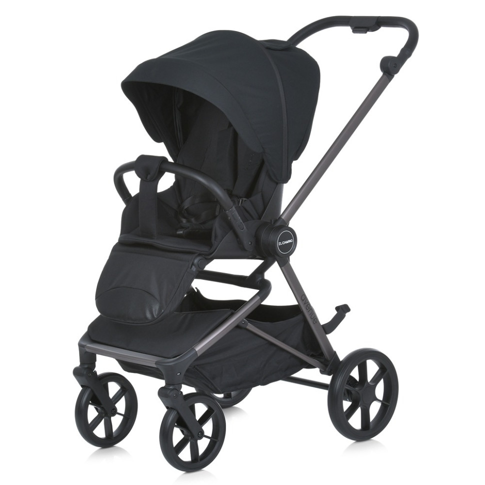 Детская коляска AVENUE El Camino ME 1128 Jet Black, черный