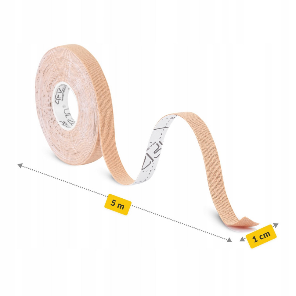Лента кинезиологическая 4FIZJO P-5905973400800 Biege 1 см x 5 м, кинезио тейп