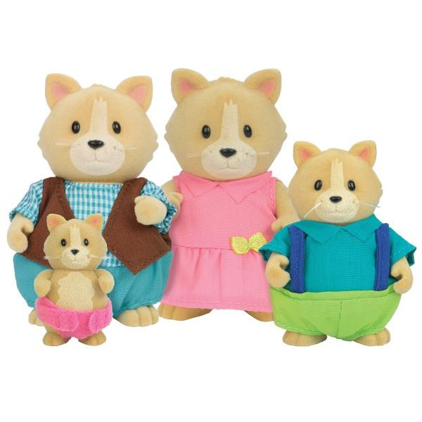 Набор фигурок Li'l Woodzeez Семья Котиков 6156Z