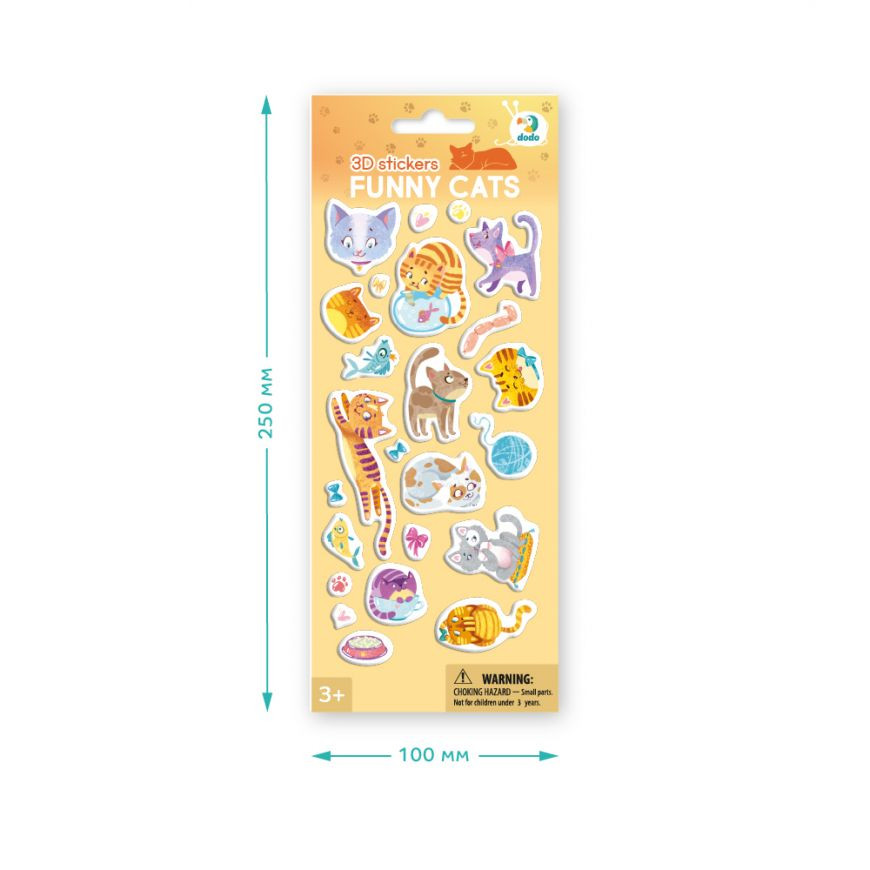 Набір 3D-наклейок 