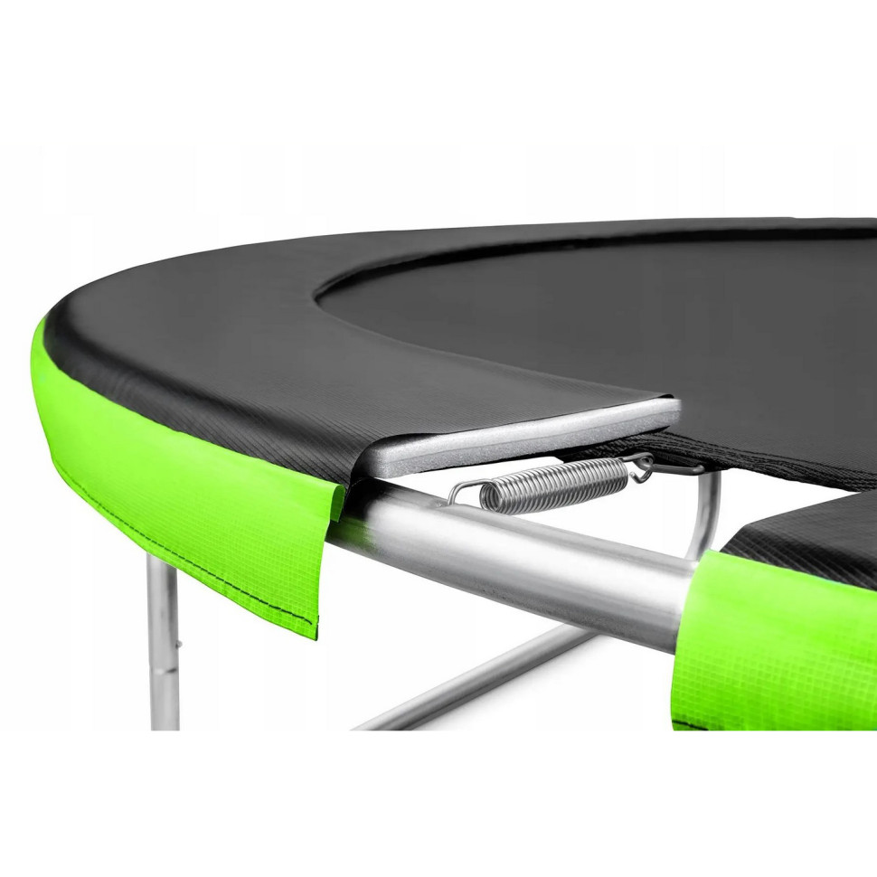 Батут с внутренней сеткой Premium 4FIZJO 4FJ0602, 6FT 183 см, Black/Green