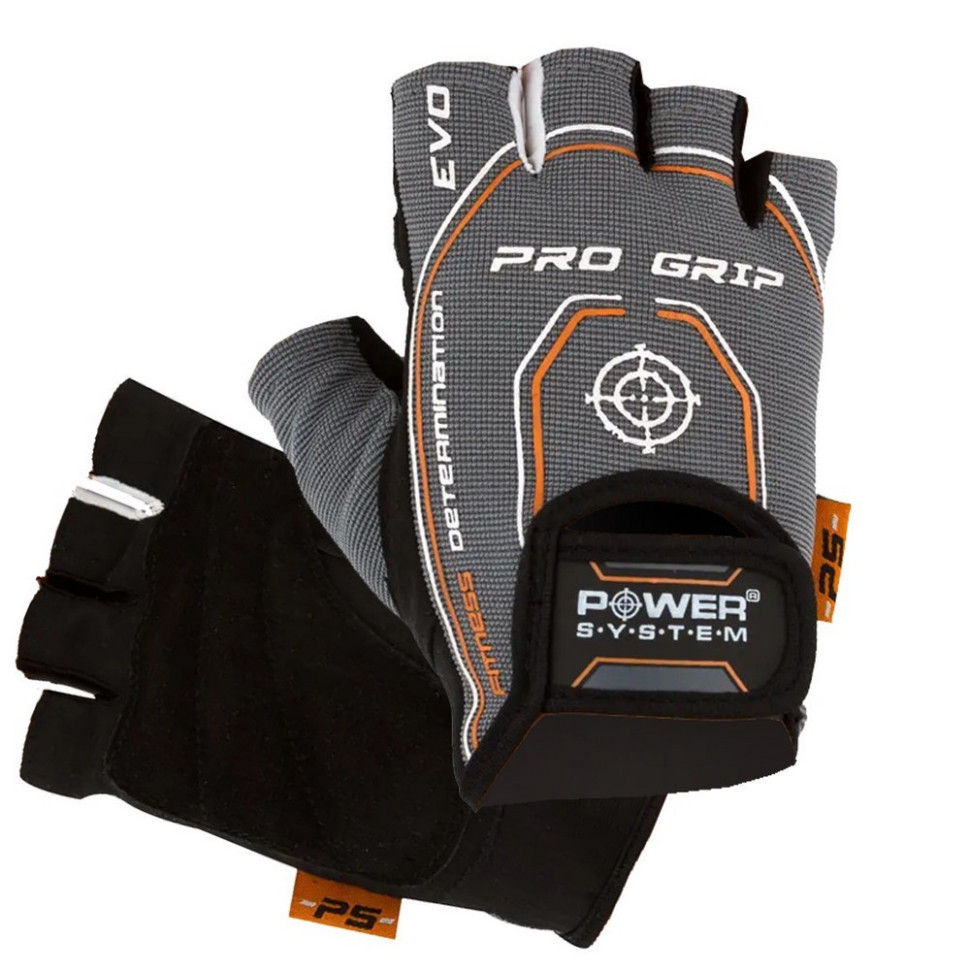 Рукавички для фітнесу Pro Grip Power System PS-2250_S_Grey, S