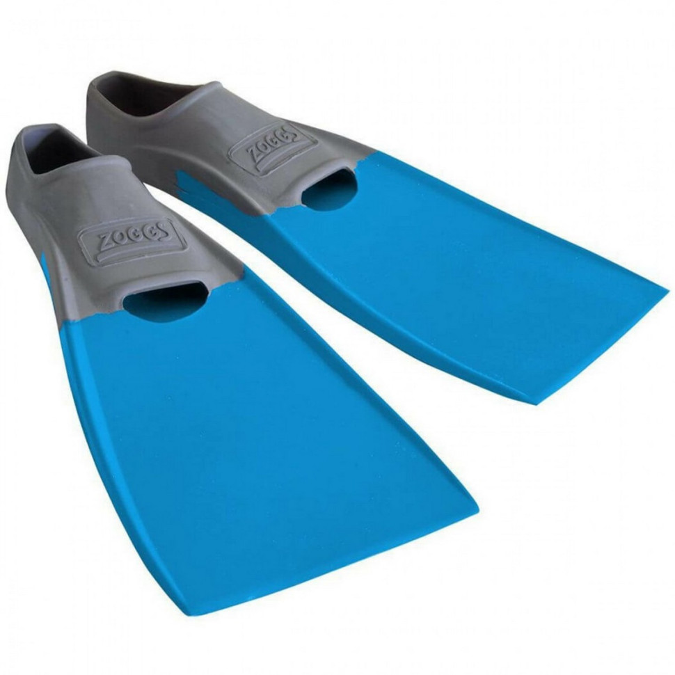 Ласты для плавания Long Blade Rubber Zoggs 465213.GYLB.2-3 голубые 35/36