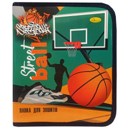 Папка для тетрадей на молнии "StreetBall dank test" Апельсин АП-1001-4