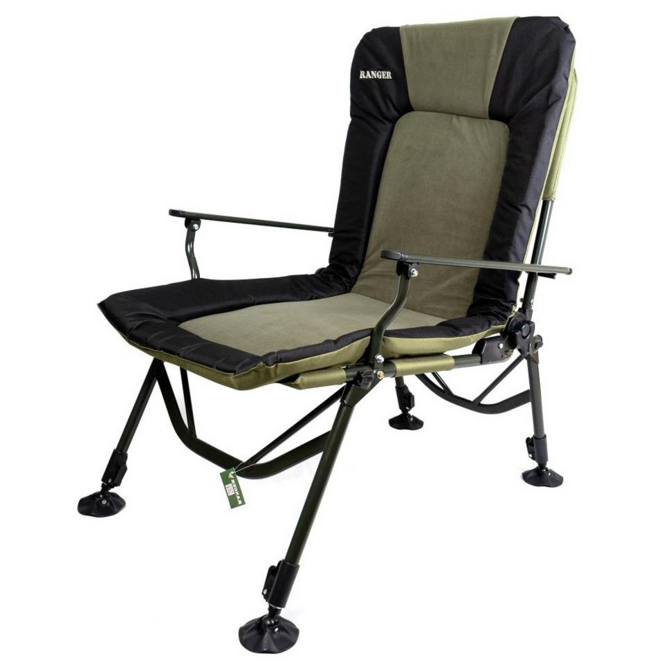 Карповое кресло раскладное Ranger Strong SL-107 зеленое RA 2237