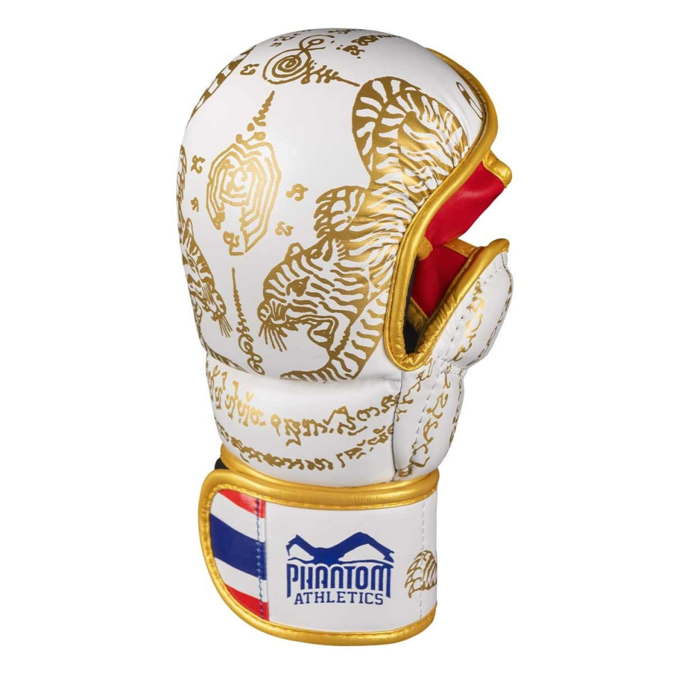 Перчатки для ММА Muay Thai Phantom PHMMAG2706-LXL White Gold, L/XL (капа в подарок)