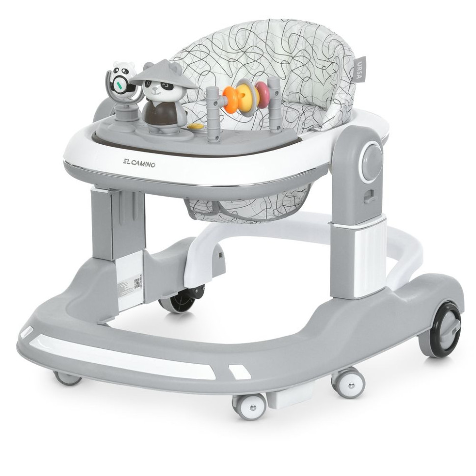 Дитячі Ходунки El Camino ME 1200 URSA Gray, музика, світло