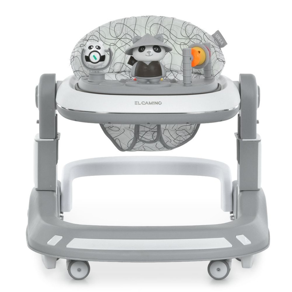 Дитячі Ходунки El Camino ME 1200 URSA Gray, музика, світло