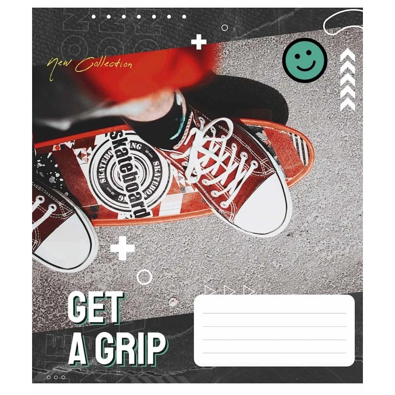 Тетрадь общая «Get a grip» Школярик 048-3304L-2 в линию, 48 листов