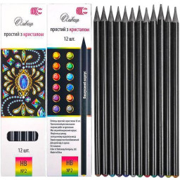 Набор простых карандашей "Brilliant" COLOR-IT CR-155-12 (84255) в упаковке 12 штук Набор простых карандашей "Brilliant" COLOR-IT CR-155-12 (84255) в упаковке 12 штук