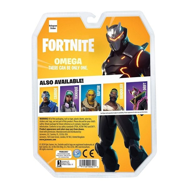 Коллекционная фигурка Fortnite Survival Kit Omega, 10 см. FNT0016