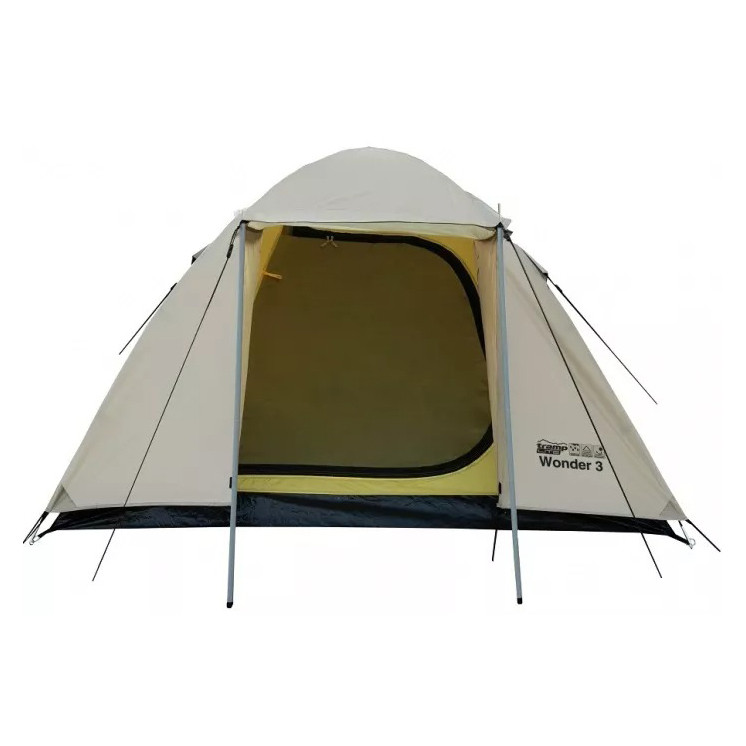 Туристическая палатка Wonder 2 Tramp Lite UTLT-005-sand песочная 2-местная