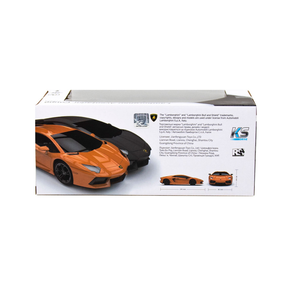 Автомобіль на радіокеруванні LAMBORGHINI AVENTADOR LP 700-4 KS DRIVE 124GLBB світяться фари