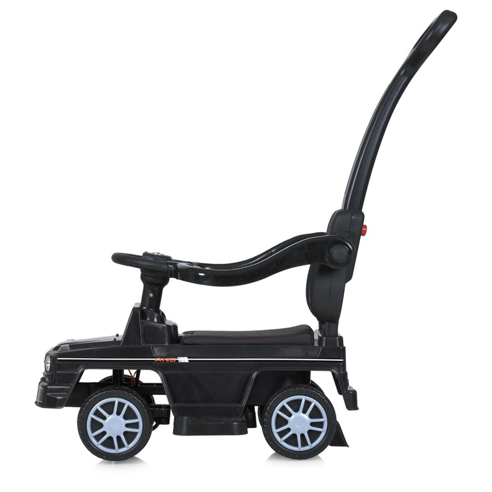 Дитяча каталка-толокар Bambi Racer M 5046L-2 чорний, з батьківською ручкою