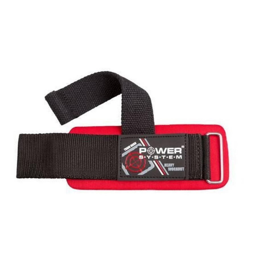 Лямки для тяги з валиком Power Pin Power System PS-3350_Black_Red