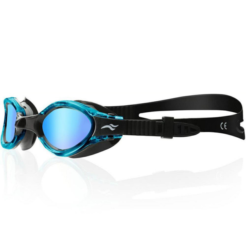 Окуляри для плавання TRITON 2.0 MIRROR Aqua Speed 283-02(60412) чорний, бірюзовий, OSFM