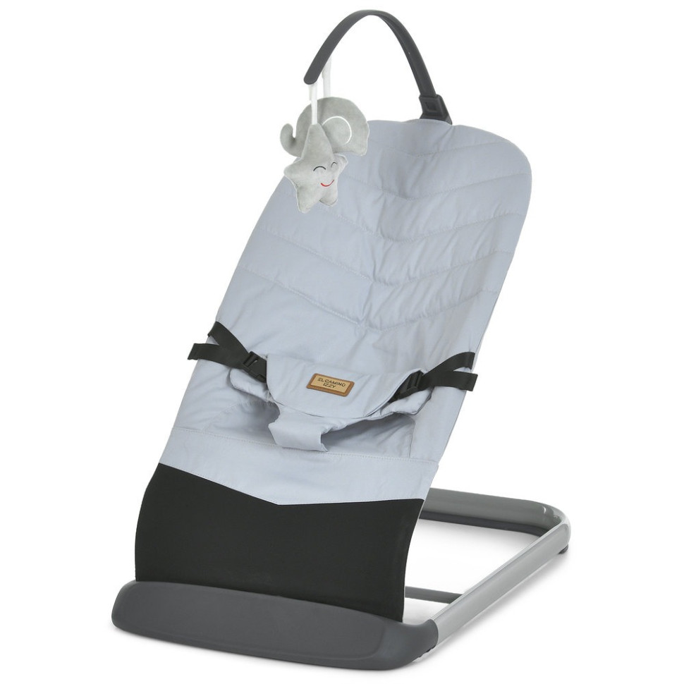 Баунсер гойдалка-шезлонг для новонароджених IZZY EL Camino ME 1178-1 Gray