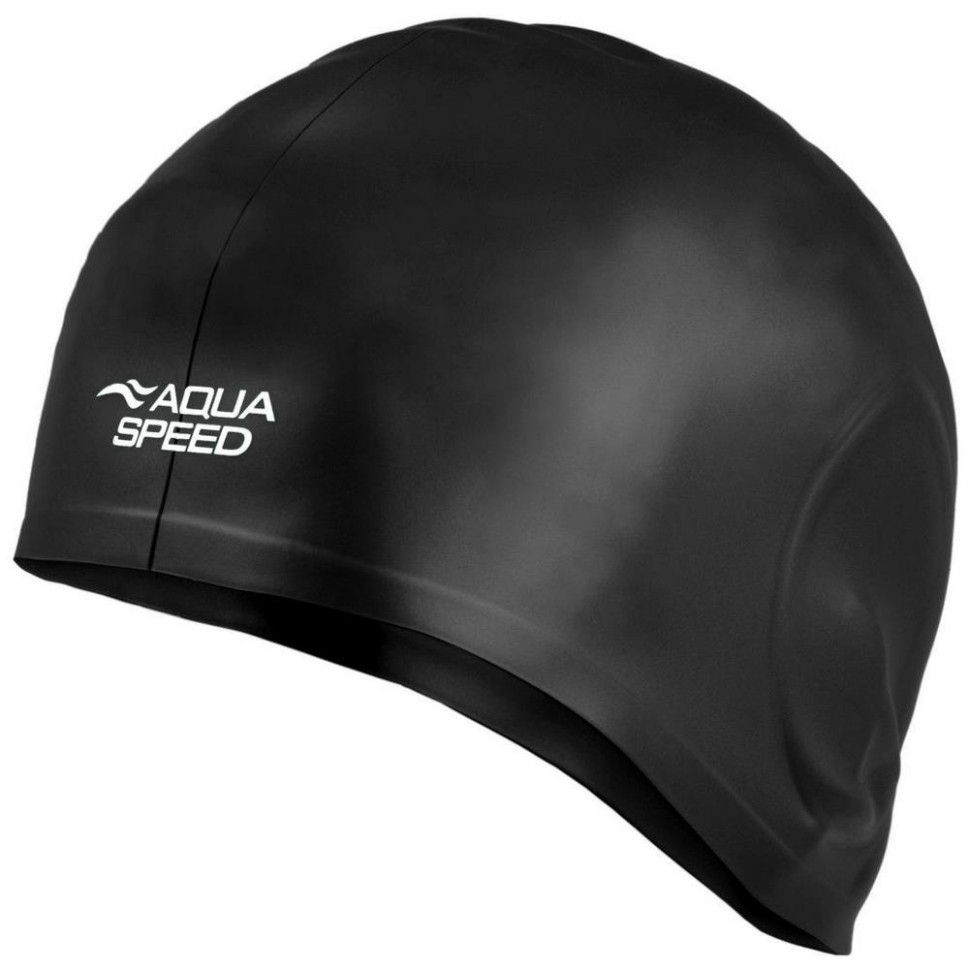 Шапка для плавания EAR CAP VOLUME Aqua Speed 284-07 черный, OSFM