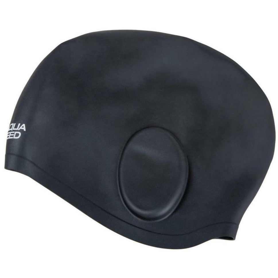 Шапка для плавания EAR CAP VOLUME Aqua Speed 284-07 черный, OSFM