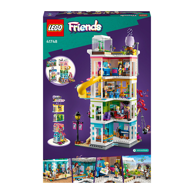 Конструктор LEGO Friends Хартлейк-Сити. Общественный центр 41748, 1513 деталей