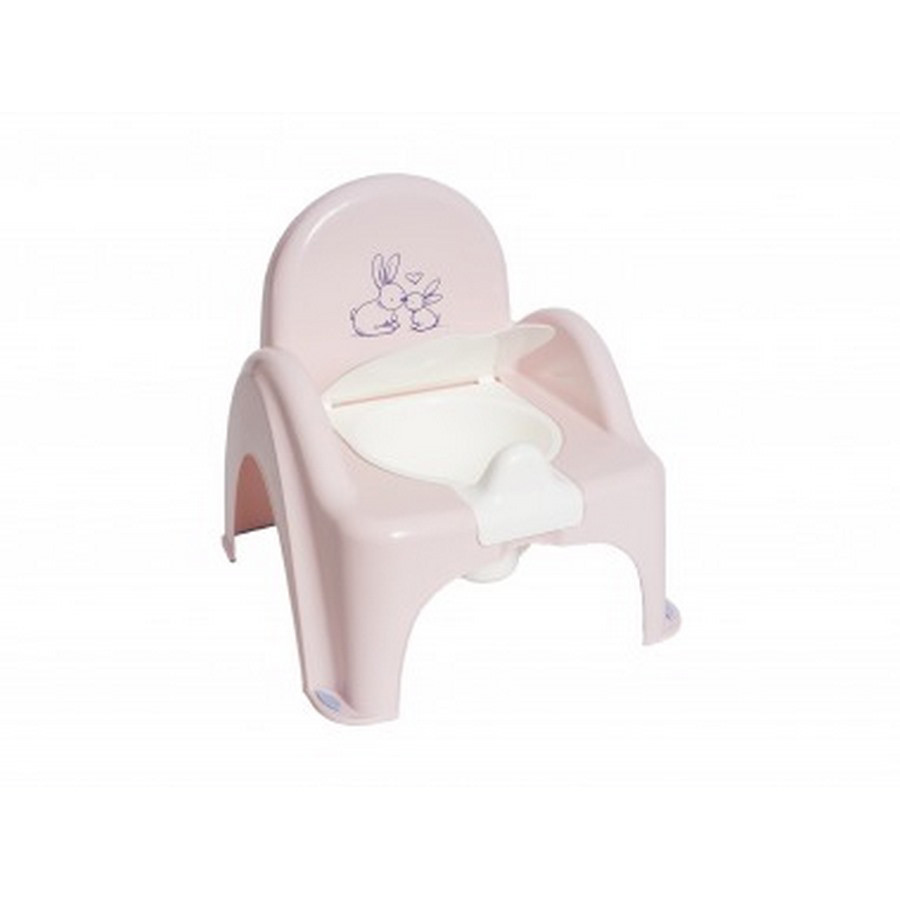 Горщик - стільчик «Зайчики» Tega Baby PO-065-104 рожевий