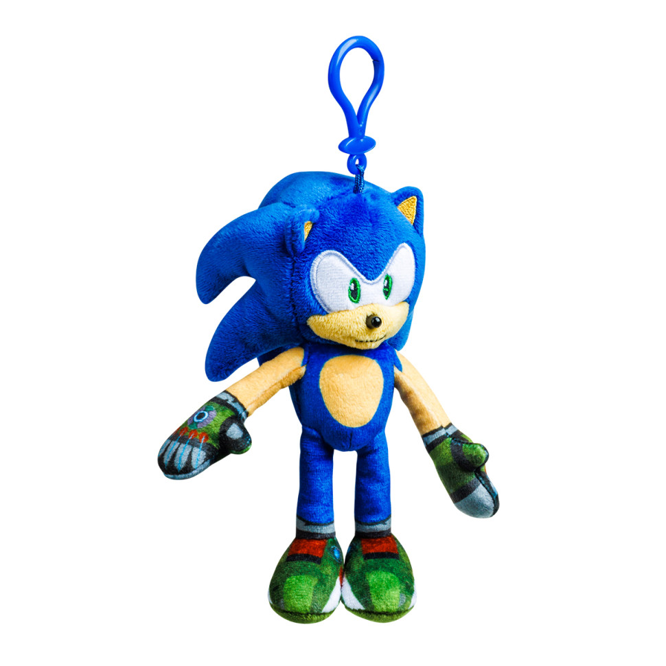 Мягкая игрушка на клипсе Соник SONIC PRIME SON7004A 15 см
