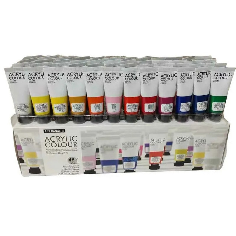 Великий набір акрилових фарб 