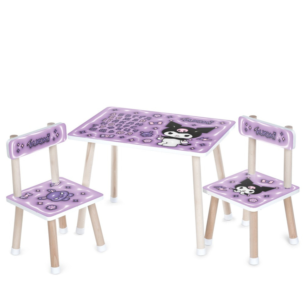 Детский Столик Bambi M 501-6 столешница 60 х 40 см, 2 стульчика