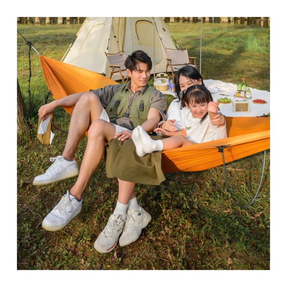 Гамак с дугами без опрокидывания NH22DC008 Naturehike 6927595700761, оранжевый
