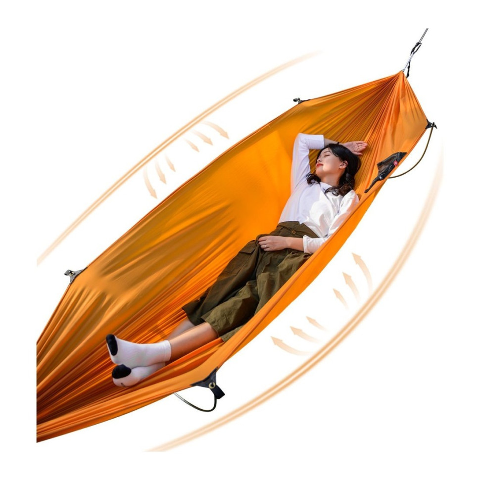 Гамак с дугами без опрокидывания NH22DC008 Naturehike 6927595700761, оранжевый