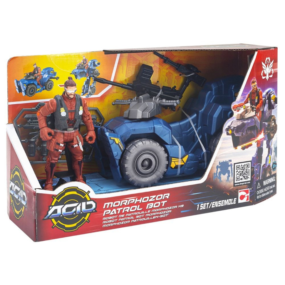 Игровой Набор МорфоЗор Патрульный робот A.C.I.D. 535003 с оружием