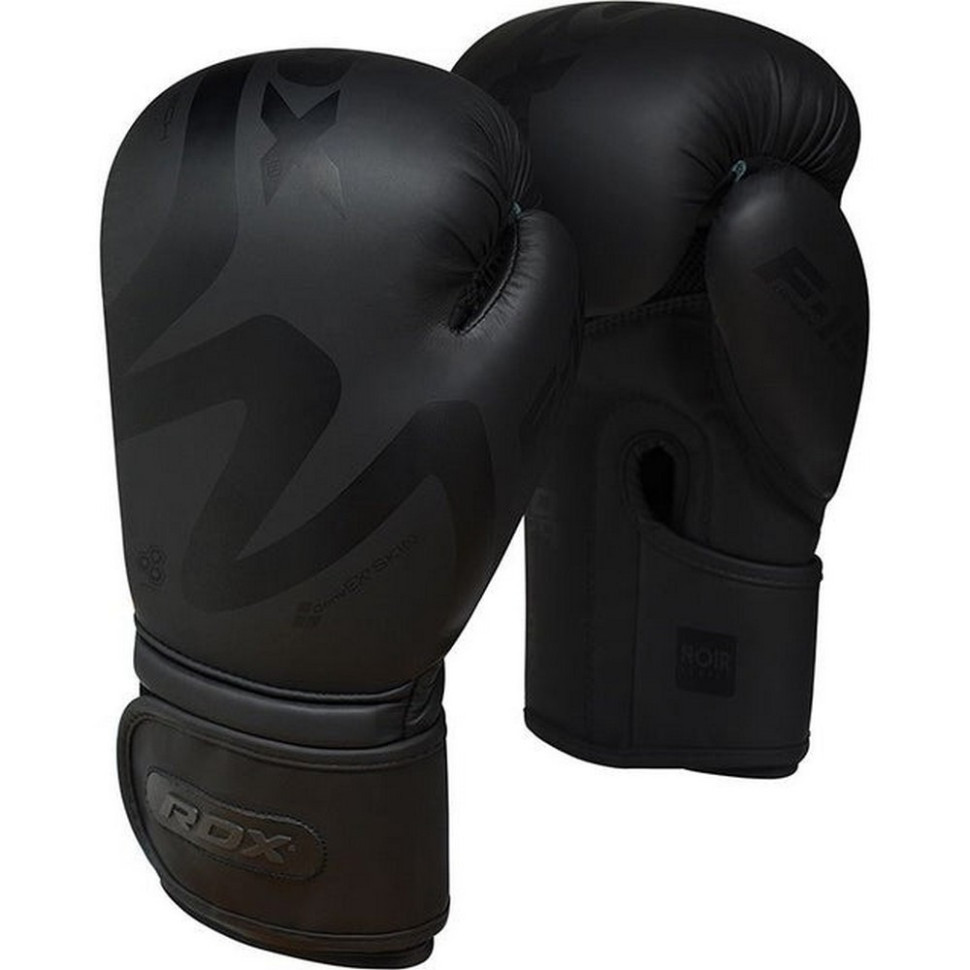 Боксерские перчатки F15 Noir Matte RDX Inc Limited BGR-F15MB-12oz, Black 12 унций (капа в комплекте)