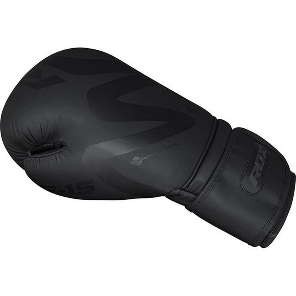 Боксерские перчатки F15 Noir Matte RDX Inc Limited BGR-F15MB-12oz, Black 12 унций (капа в комплекте)
