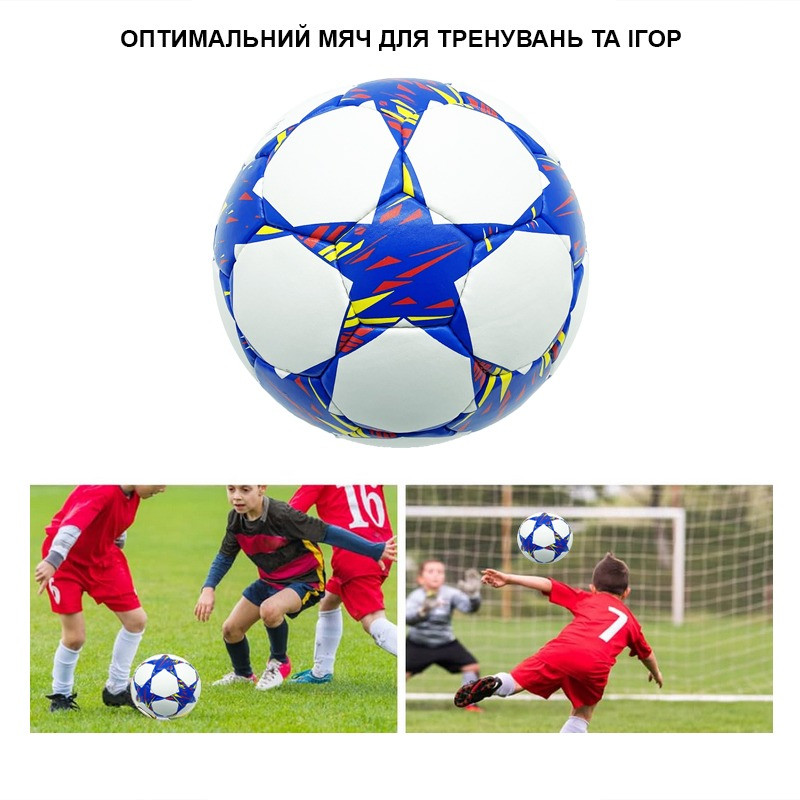 М'яч футбольний Rnx Champion League №5 Newt NE-F-FLB7