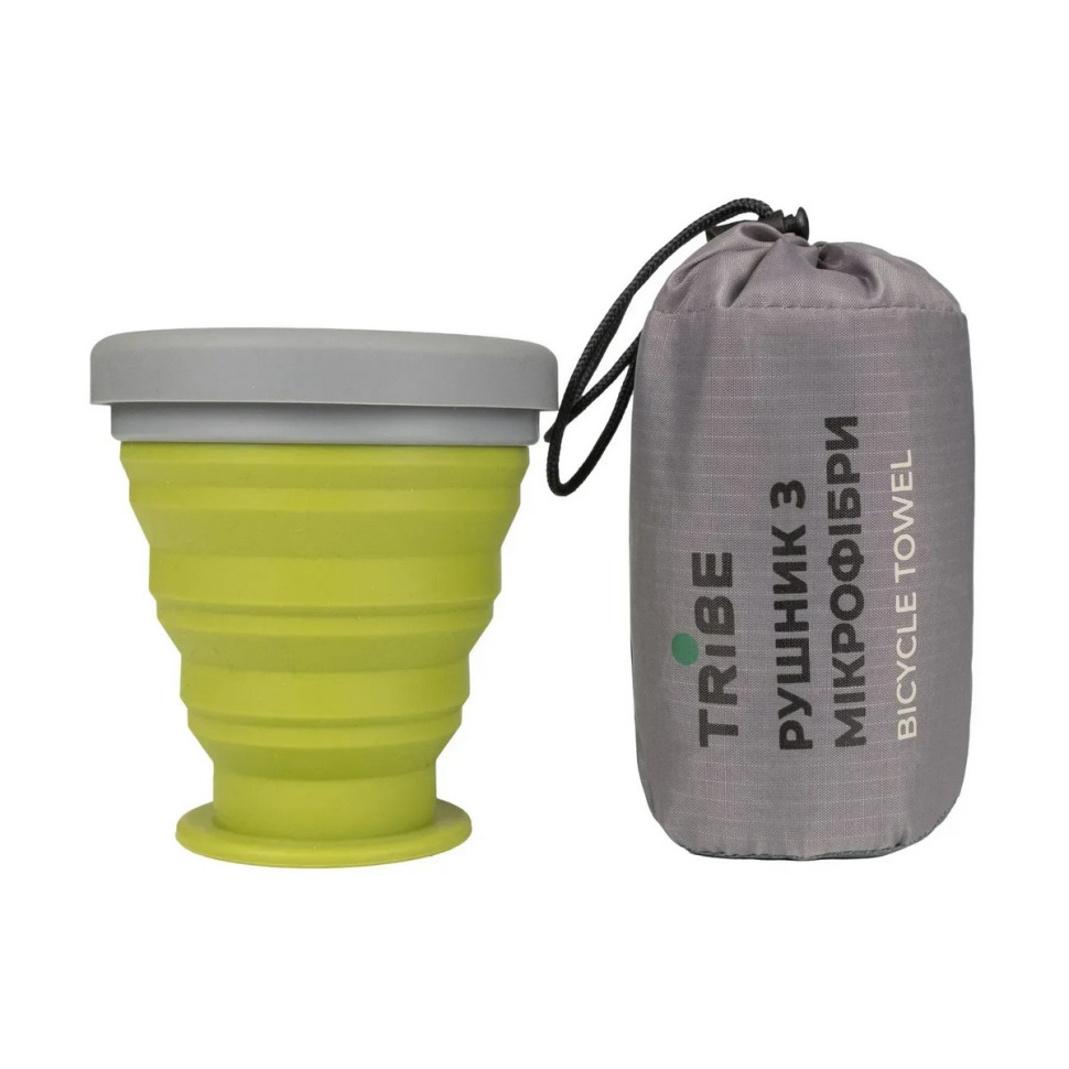 Полотенце из микрофибры Bicycle Towel Tribe T-LC-0005-L-olive 60х120 см