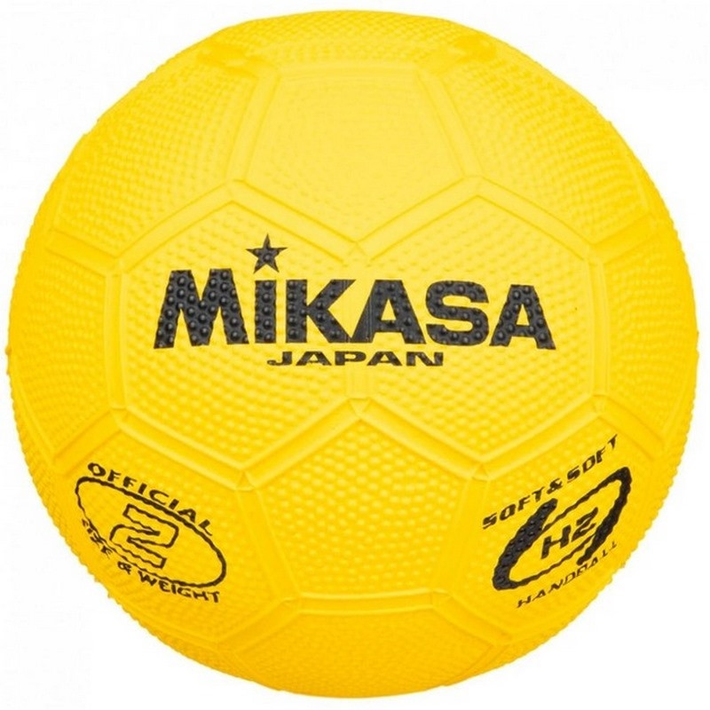 Мяч ганбольный Mikasa HR2-Y, желтый № 2