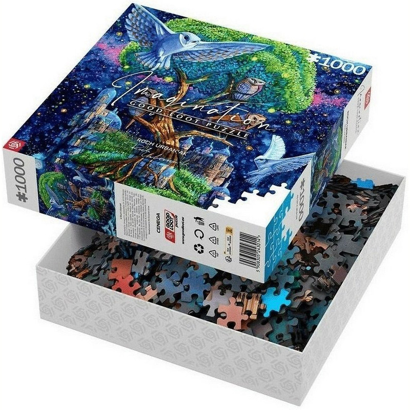 Пазл классический Imagination: Roch Urbaniak Owl Island / Wyspa Sow Puzzles GoodLoot 5908305243014, 1000 элементов