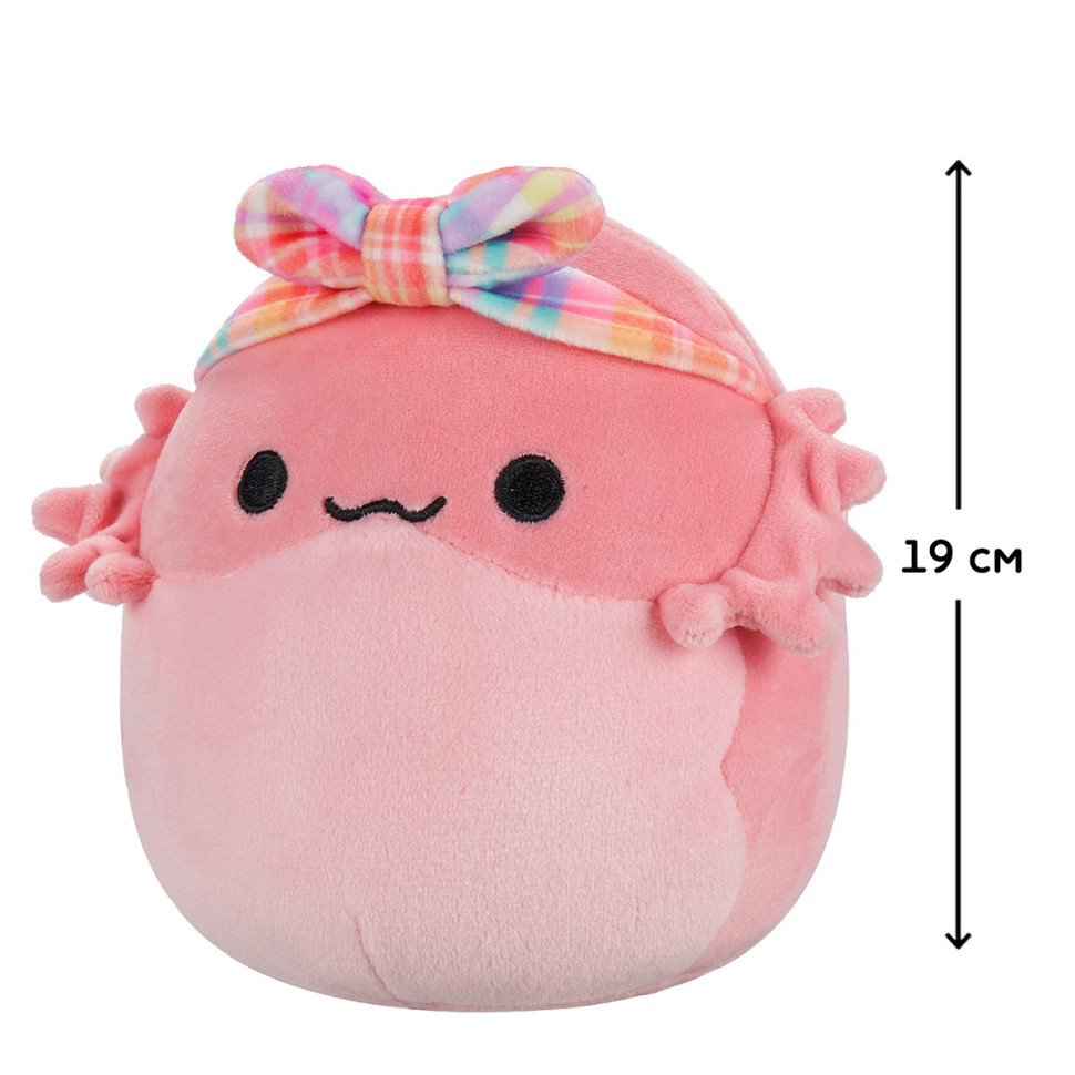 Дитяча м'яка іграшка Кораловий Дракон Squishmallows SQER01216, 19 см