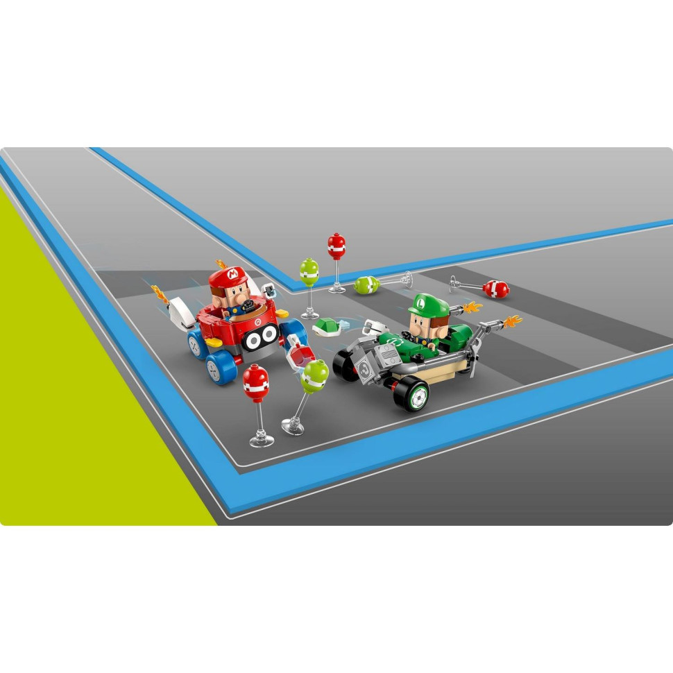 Конструктор LEGO Super Mario Mario Kart – Baby Mario vs. Baby Luigi 72034, 321 деталь 