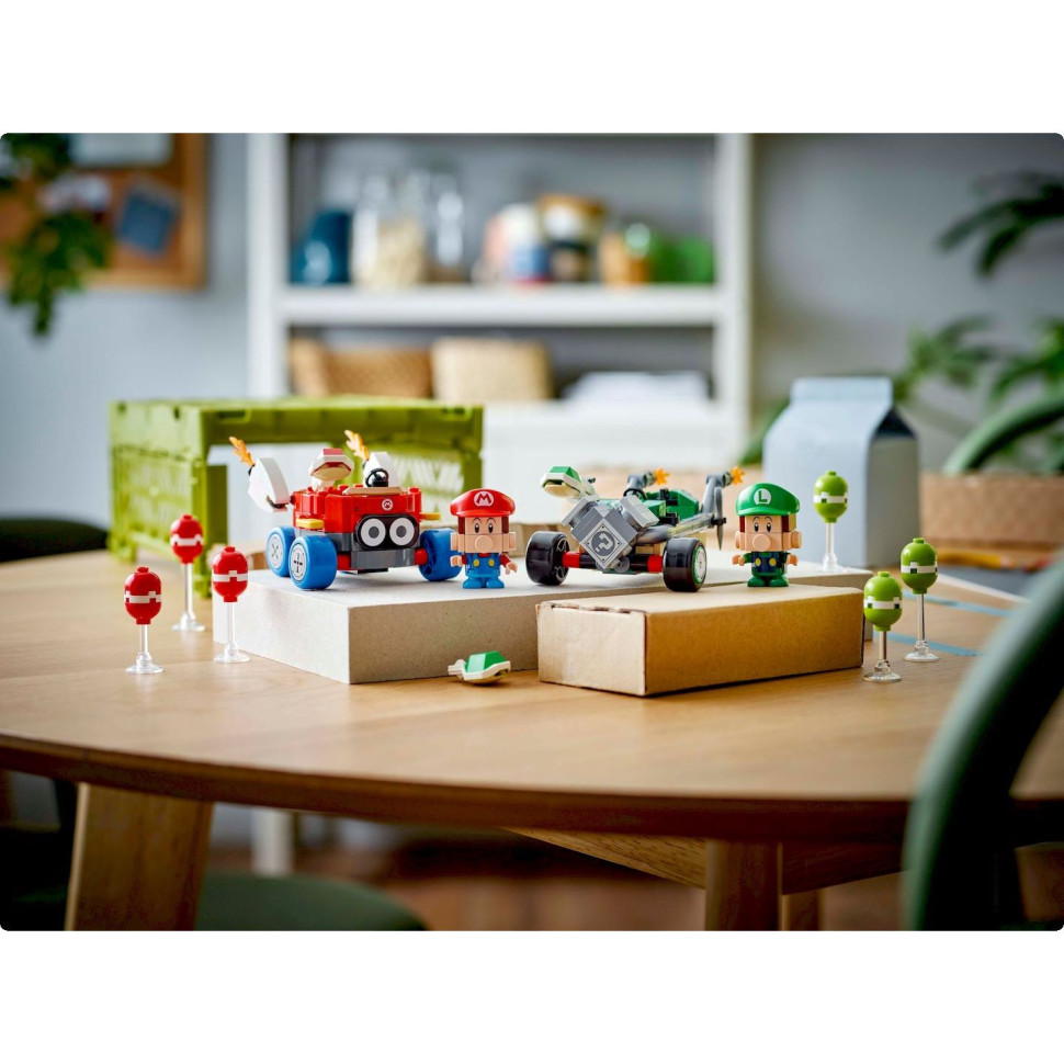 Конструктор LEGO Super Mario Mario Kart – Baby Mario vs. Baby Luigi 72034, 321 деталь 