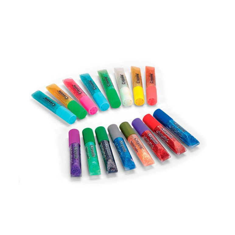 Набор для творчества клей с блеском (washable) Crayola 256362.024, 16 шт