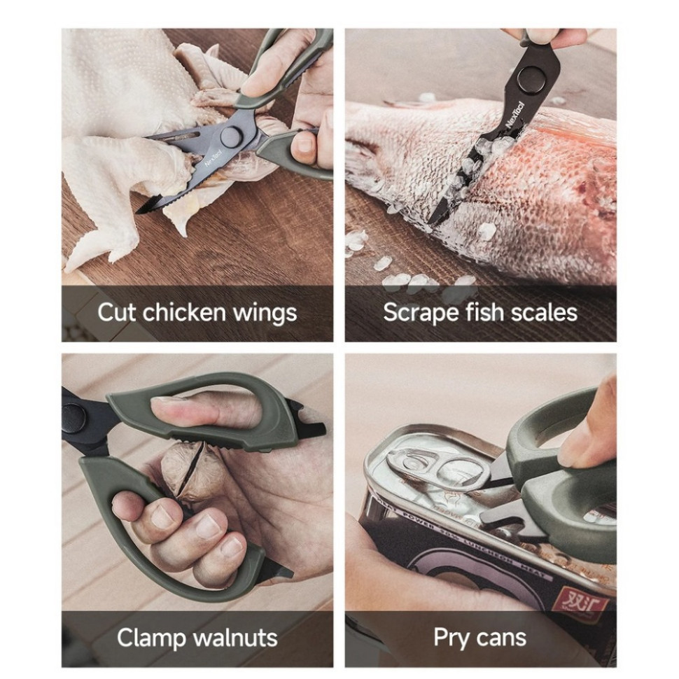 Набір кухонного посуду для кемпінгу Outdoor Cooking set NexTool NE20325, 6 предметів